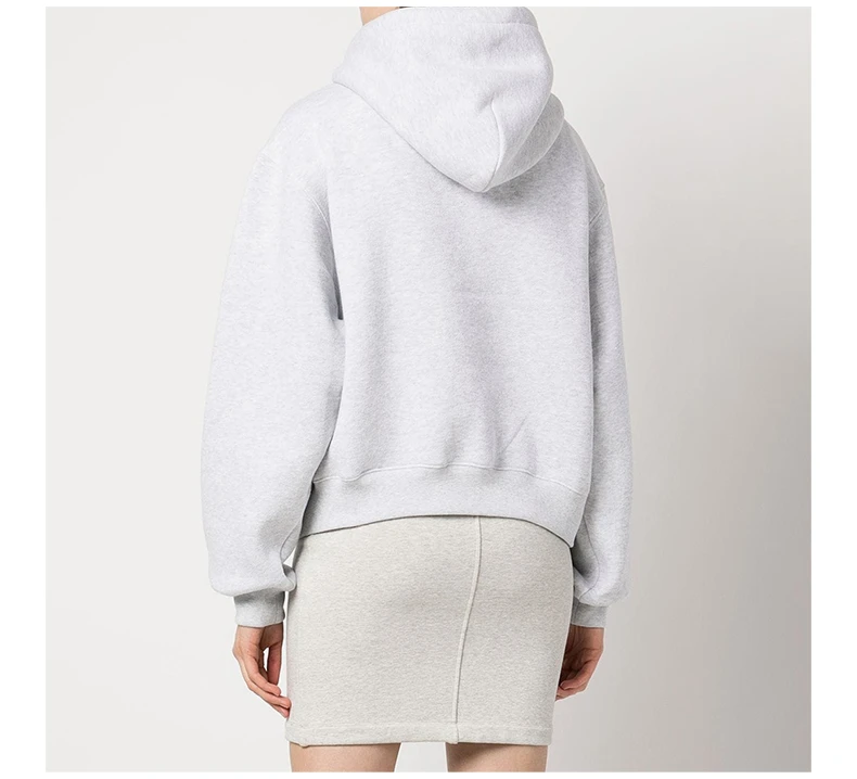 商品Alexander Wang|ALEXANDER WANG 浅灰色女士卫衣/帽衫 4CC3222069-050,价格¥2198,第6张图片详细描述