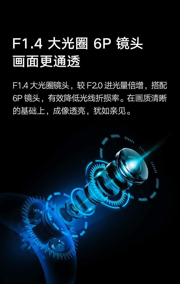 商品[国内直发] XIAOMI|小米智能摄像机2 云台版 400万像素 超微光全彩 AI智能看家 手机查看 人形侦测 人脸识别 家用 摄像头,价格¥264,第3张图片详细描述
