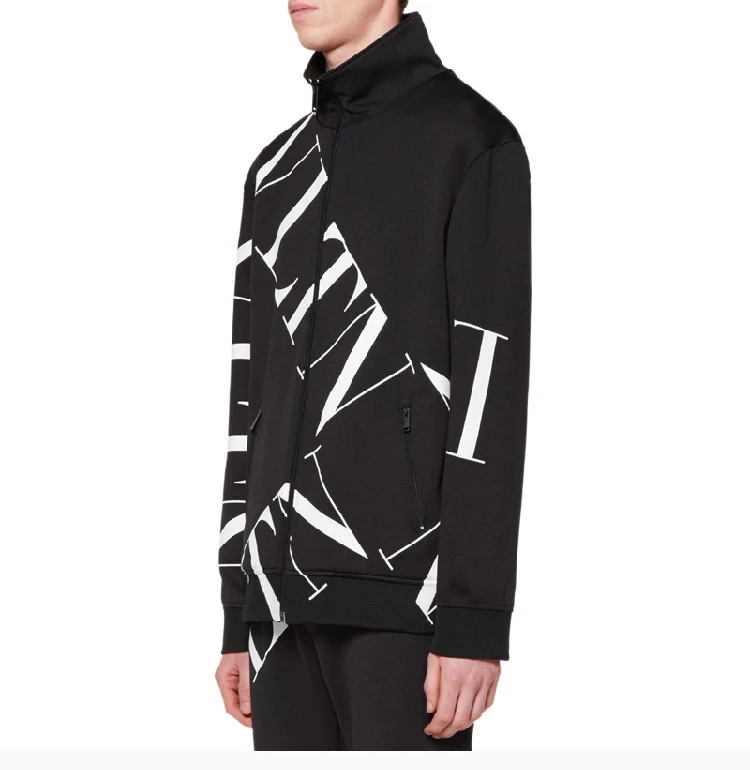 商品[国内直发] Valentino|Valentino 华伦天奴 男士高领纹针织面料运动衫 SV3MF05A-5G2-0NI,价格¥6560,第6张图片详细描述