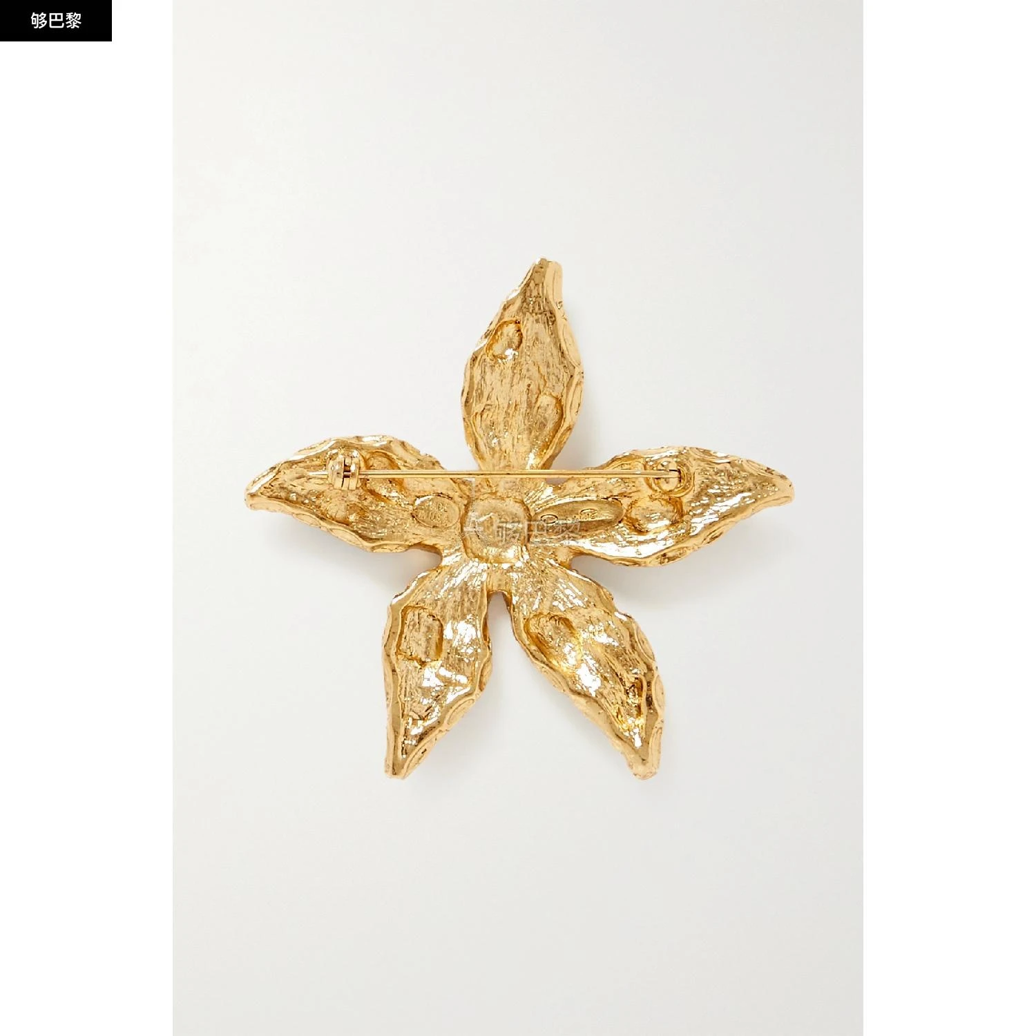 商品Oscar de la Renta|包邮包税【预售7天发货】 OSCAR DE LA RENTA 23秋冬 女士 胸针 Starfish 水晶金色胸针 1647597331337307 R24J304EMERALD ,价格¥4675,第6张图片详细描述