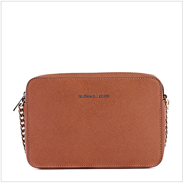 商品[国内直发] Michael Kors|Michael Kors 迈克高仕 Jet Set Travel系列棕色牛皮女士挎包 32S4GTVC3L-Luggage,价格¥1095,第4张图片详细描述