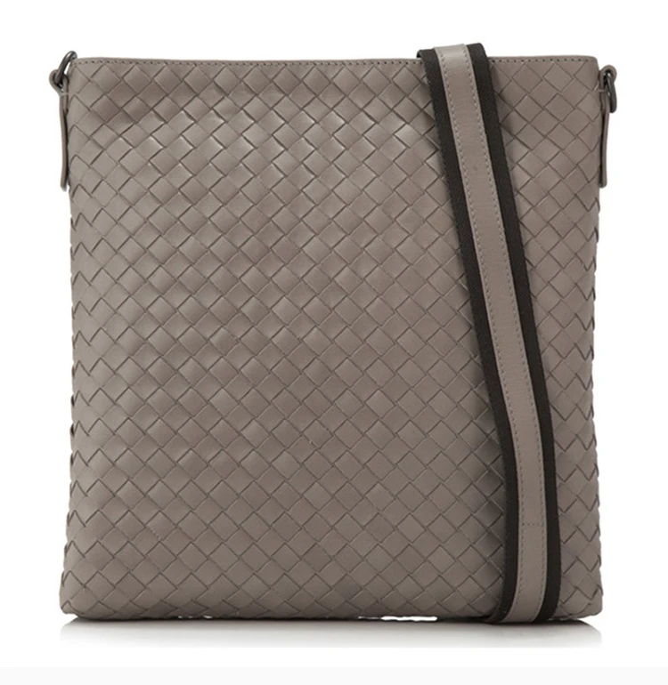商品[国内直发] Bottega Veneta|Bottega Veneta 葆蝶家 灰色真皮男士单肩包276357-V465C-1569,价格¥10272,第5张图片详细描述