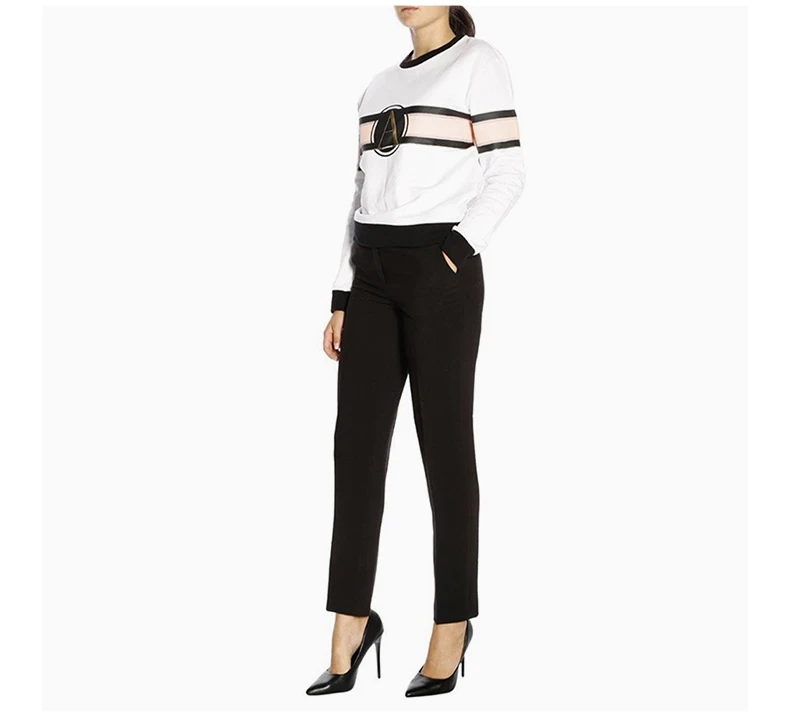 商品Emporio Armani|EMPORIO ARMANI 拼色女士卫衣/帽衫 6Z2M6V-2J4SZ-0100,价格¥1038,第9张图片详细描述
