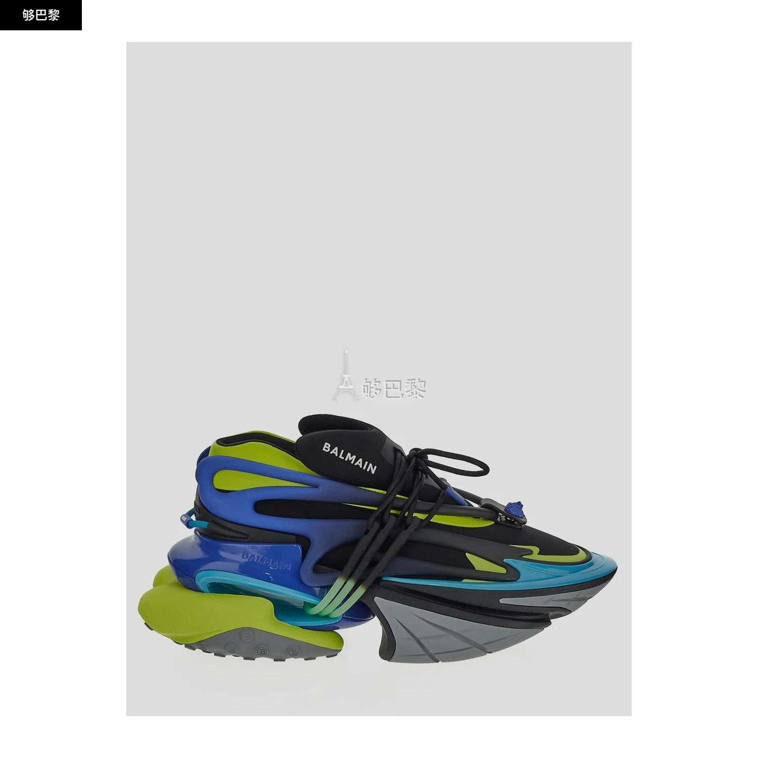 商品Balmain|【特惠6.5折】【预售】 2023秋冬 男士 休闲运动鞋 休闲鞋 2391500  BM0VJ309KNMBSHC ,价格¥4499,第2张图片详细描述