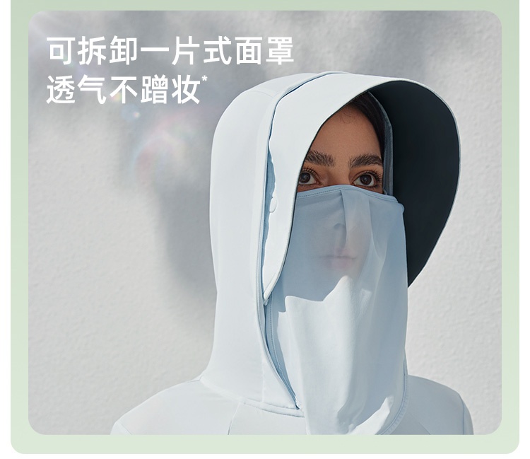 商品[国内直发] Beneunder|蕉下长款防晒衣女夏防紫外线户外凉感原纱冰丝透气专业全身防晒服,价格¥349,第17张图片详细描述