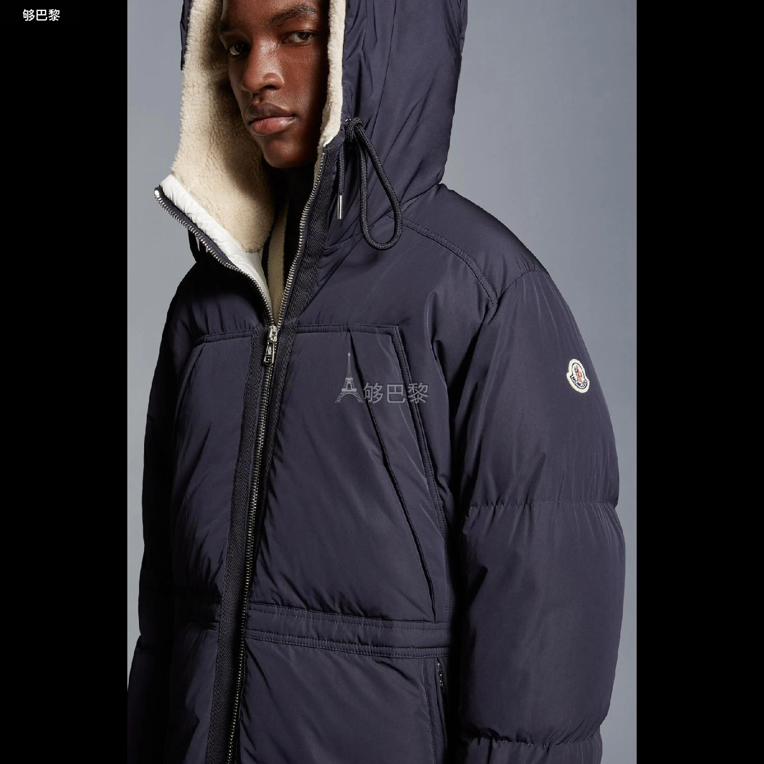 商品Moncler|【预售】 MONCLER盟可睐 24秋冬 男士 大衣 Truyere男士派克大衣 I20911C0000454A9174S,价格¥15259,第6张图片详细描述