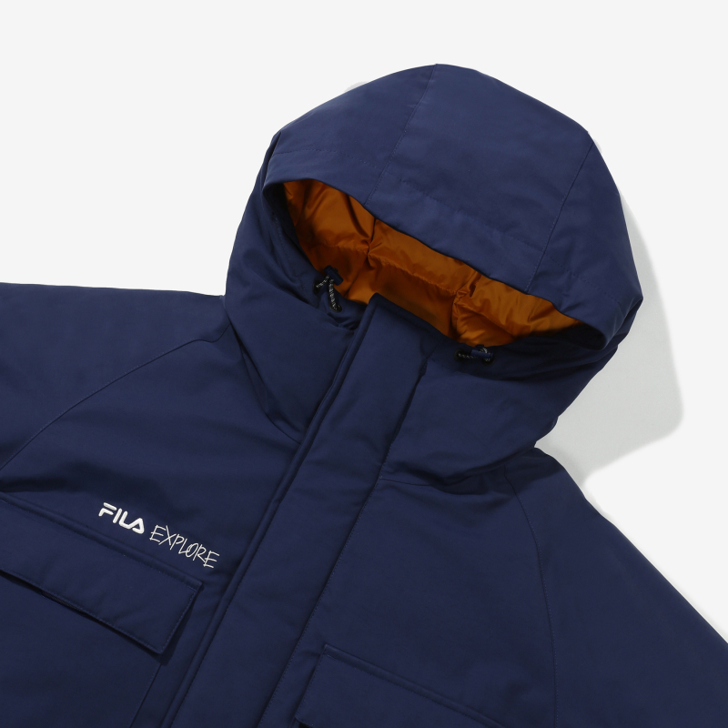 商品Fila|【享贝家】（国内发货）FILA斐乐 Explorer新款鹅绒工装保暖外套羽绒服藏 男女同款 蓝色/绿色 FS2DJD4E12XNAY  FS2DJD4E12XEGY  G-QD,价格¥683,第24张图片详细描述