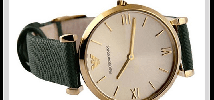 商品Armani|阿玛尼ARMANI 手表 复古经典时尚女表百搭新款情侣表 女士腕表皮带AR1726,价格¥1199,第16张图片详细描述