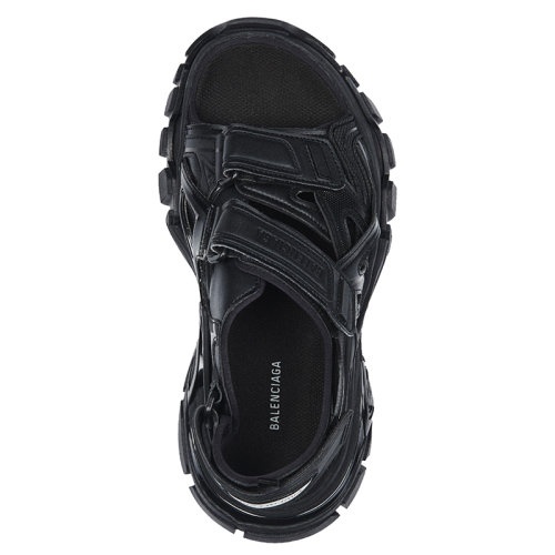 商品Balenciaga|Balenciaga/巴黎世家  TRACK系列 女士黑色氯丁橡胶和橡胶凉鞋617543W2CC11000,价格¥6728,第4张图片详细描述