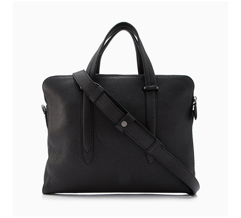 商品[国内直发] Salvatore Ferragamo|SALVATORE FERRAGAMO 男士黑色小牛皮手拿包 24-0469-0670365,价格¥9456,第5张图片详细描述