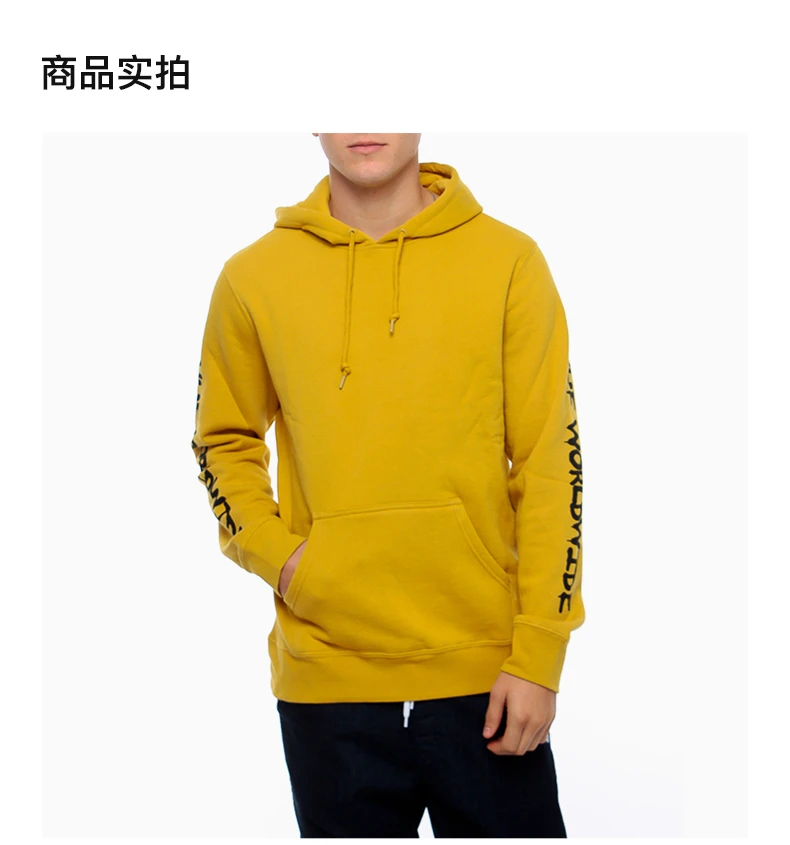 商品[国内直发] HUF|Huf 黄色男士卫衣/帽衫 PF00158-SAUTERNE,价格¥141,第4张图片详细描述