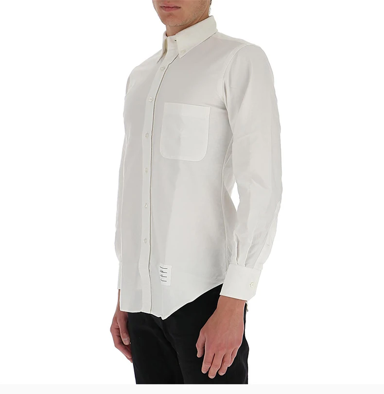 商品Thom Browne|THOM BROWNE 白色男士衬衫 MWL010E-06177-100,价格¥2286,第5张图片详细描述