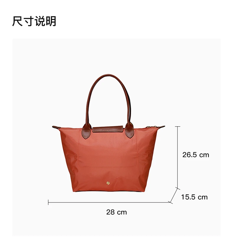商品Longchamp|LONGCHAMP 女橙色女士双肩包 L2605_089_P63,价格¥803,第2张图片详细描述