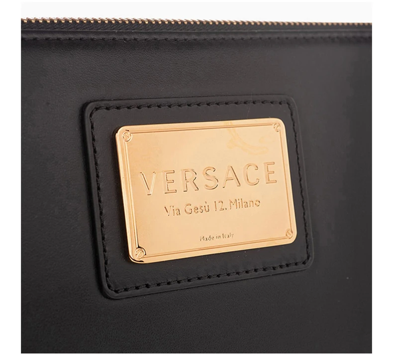 商品Versace|VERSACE 黑色男士手拿包 DP87631-DVIT88-D41TR,价格¥4037,第7张图片详细描述