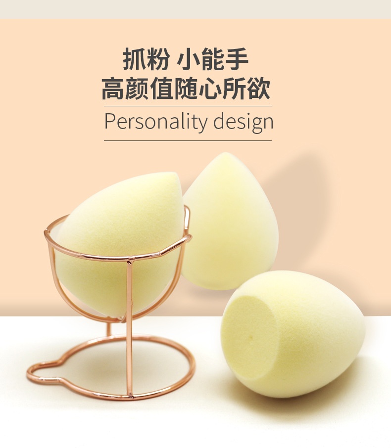 商品[国内直发] GLENVINTEN|格兰云顿干湿两用Q弹省粉植绒美妆蛋不掉毛不吃粉化妆工具,价格¥111,第5张图片详细描述