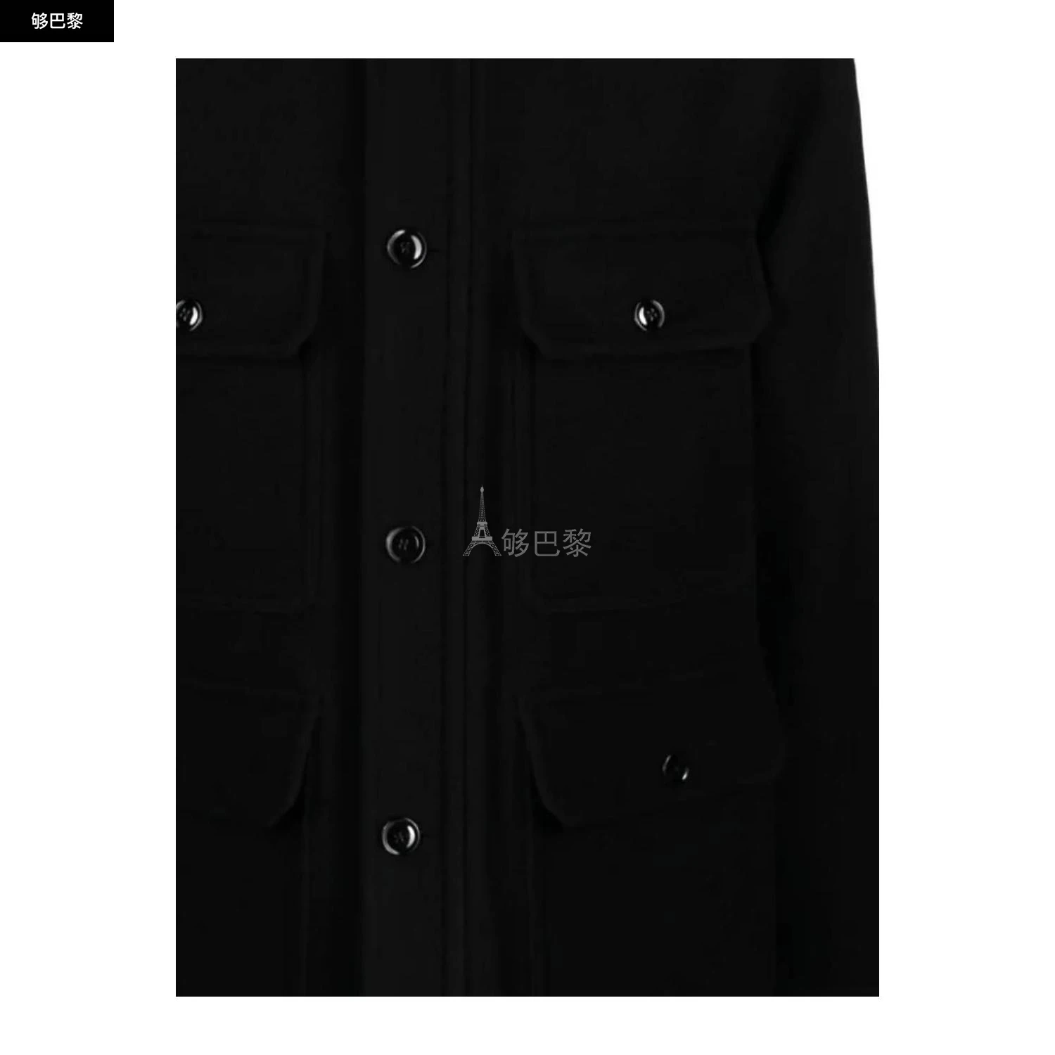 商品Lemaire|【特惠6.0折】【预售】 经典款 男士 大衣 夹克 2528862  OW322LF1116BK999 ,价格¥6129,第2张图片详细描述
