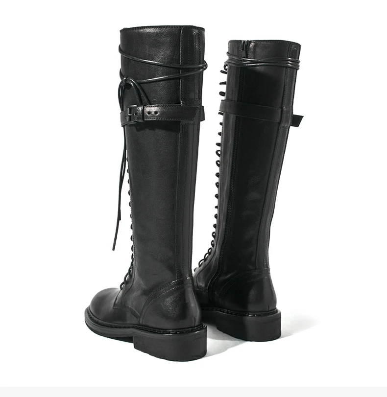 商品[国内直发] ANN DEMEULEMEESTER|ANN DEMEULEMEESTER 黑色女士长筒靴 21012833-380-099,价格¥7234,第7张图片详细描述