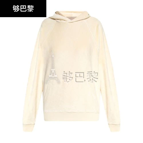 商品Fear of god|【预售】 女士 卫衣 丝绒连帽衫  FGE2YTM6BEI,价格¥1381,第2张图片详细描述