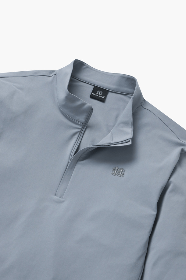 商品【夏休延期至7月底发货】 KOLON SPORT|【Brilliant|包邮包税】可隆功能性半拉链男士长袖上衣6MTBX24151BGY,价格¥650,第4张图片详细描述