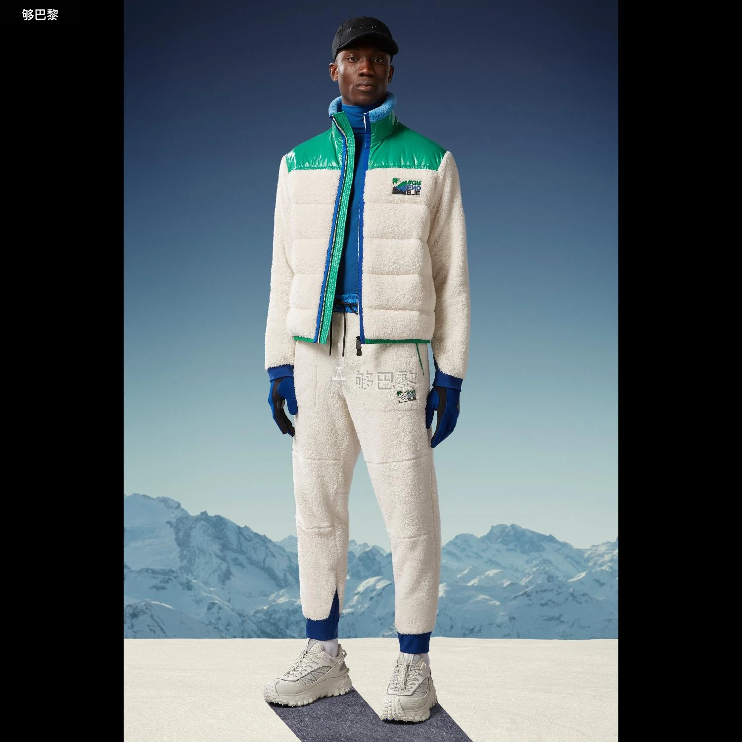 商品Moncler|【预售】 MONCLER 盟可睐 25春夏 男士 休闲裤 男士抓绒运动裤 I20978H00010899ML034 ,价格¥5266,第4张图片详细描述