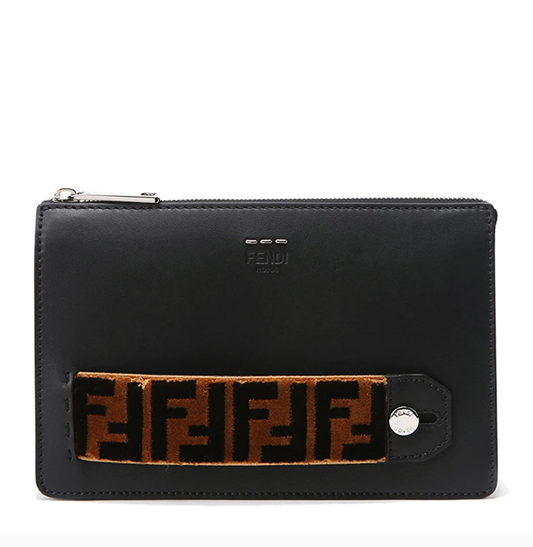 商品[国内直发] Fendi|FENDI 黑色男士手拿包 7VA350-A0VU-F0W4L,价格¥7706,第5张图片详细描述