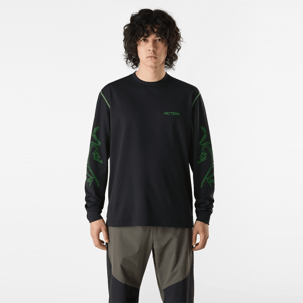 商品Arc'teryx|【Brilliant|包邮包税】始祖鸟 COPAL LS BIRD SLEEVE TEE[DROP05] 柯巴脂 LS 鸟袖 T 恤 ATNSUX6634,价格¥2150,第5张图片详细描述