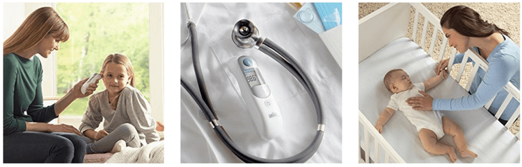 商品Braun Thermoscan|博朗体温计 耳温枪 IRT6500US,价格¥412,第2张图片详细描述