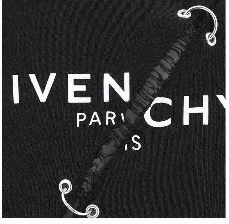 商品[国内直发] Givenchy|GIVENCHY 男士黑色卫衣/帽衫 BMJ0B83Y69-001,价格¥6985,第7张图片详细描述