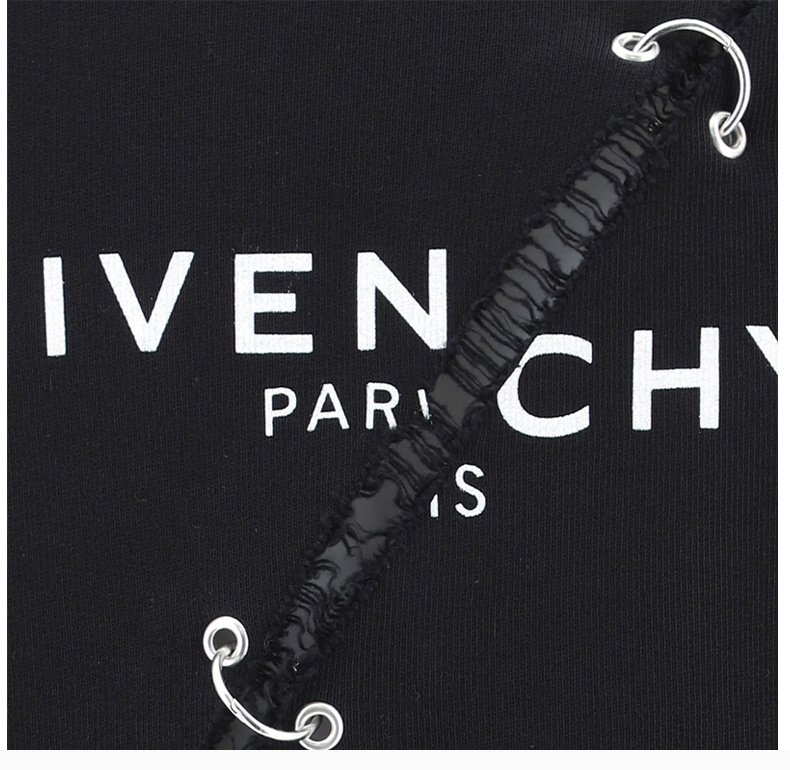 商品[国内直发] Givenchy|GIVENCHY 男士黑色卫衣/帽衫 BMJ0B83Y69-001,价格¥7394,第7张图片详细描述