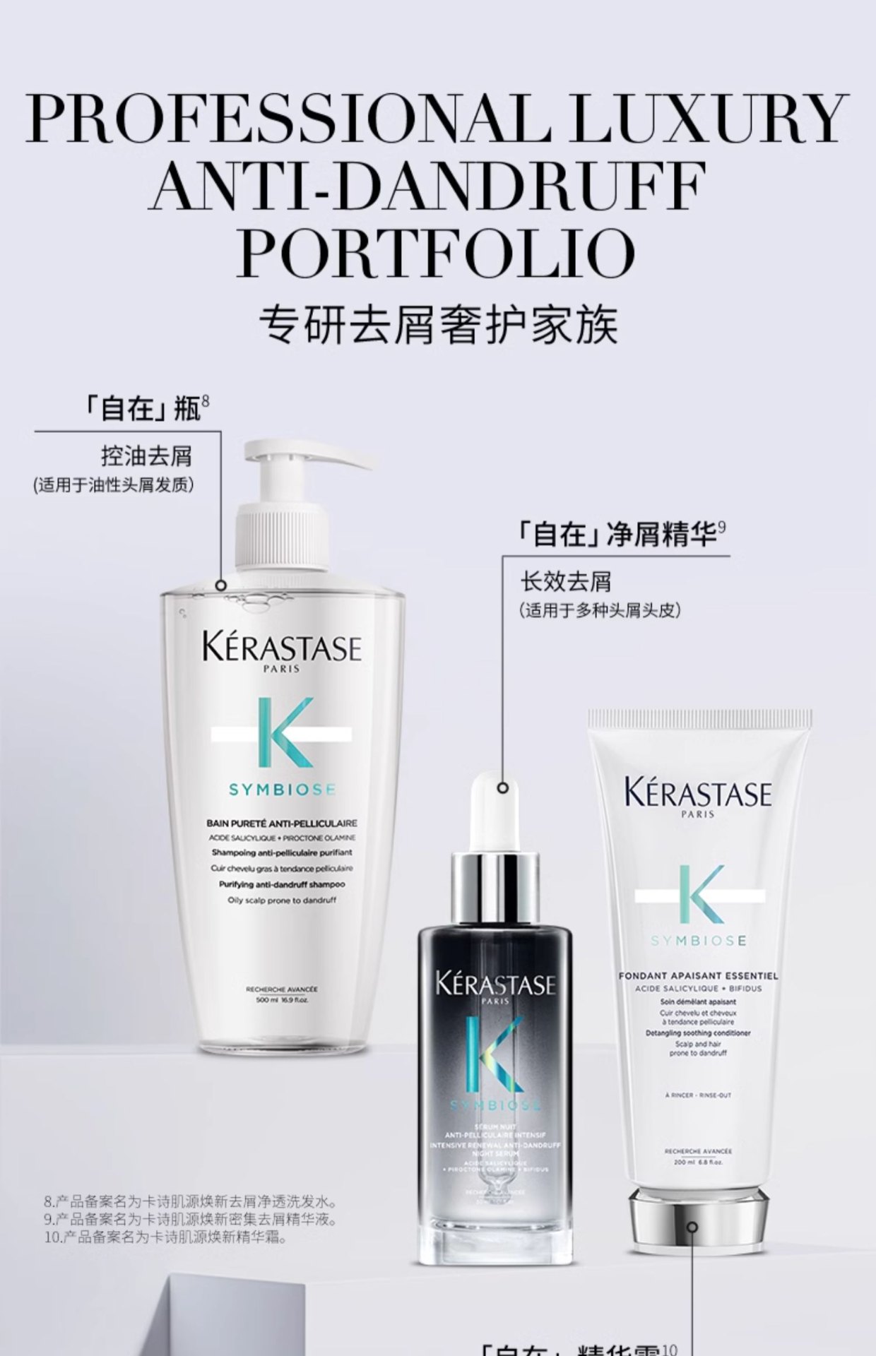 商品Kérastase|Kérastase卡诗 肌源焕新去屑净透自在瓶洗发水 250ml 去屑深层清洁水润,价格¥180,第16张图片详细描述