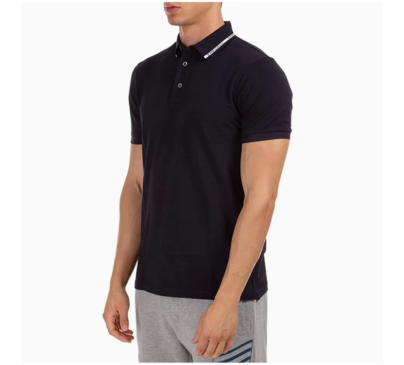 商品Emporio Armani|EMPORIO ARMANI 海军蓝色男士POLO衫 6H1FF4-1JPTZ-0929,价格¥787,第5张图片详细描述