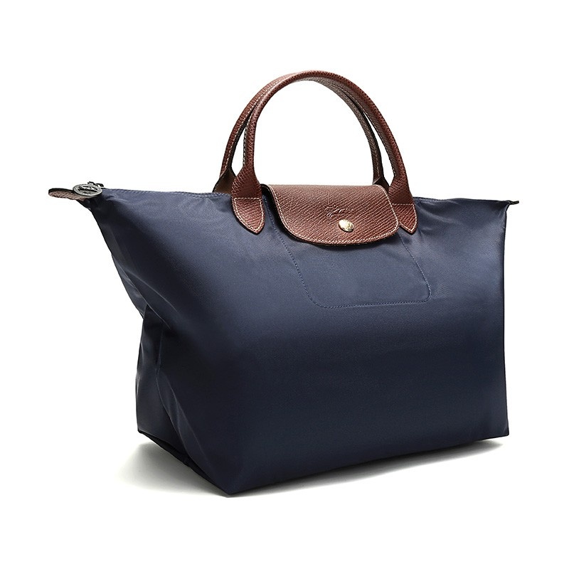 商品[国内直发] Longchamp|珑骧 LONGCHAMP 女士LE PLIAGE系列小号黑色织物短柄可折叠手提包饺子包 L1623 089,价格¥1111,第13张图片详细描述