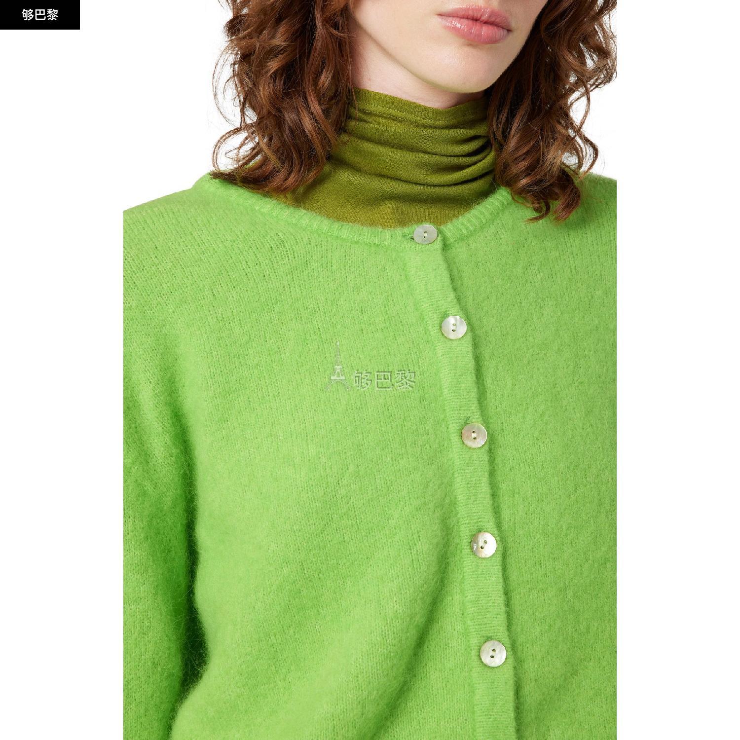 商品American Vintage|【特惠9.0折】包邮包税【预售7天发货】 AMERICAN VINTAGE 23秋冬 女士 针织衫 Vitow 羊毛衫 AMV4G228GEE,价格¥1800,第6张图片详细描述