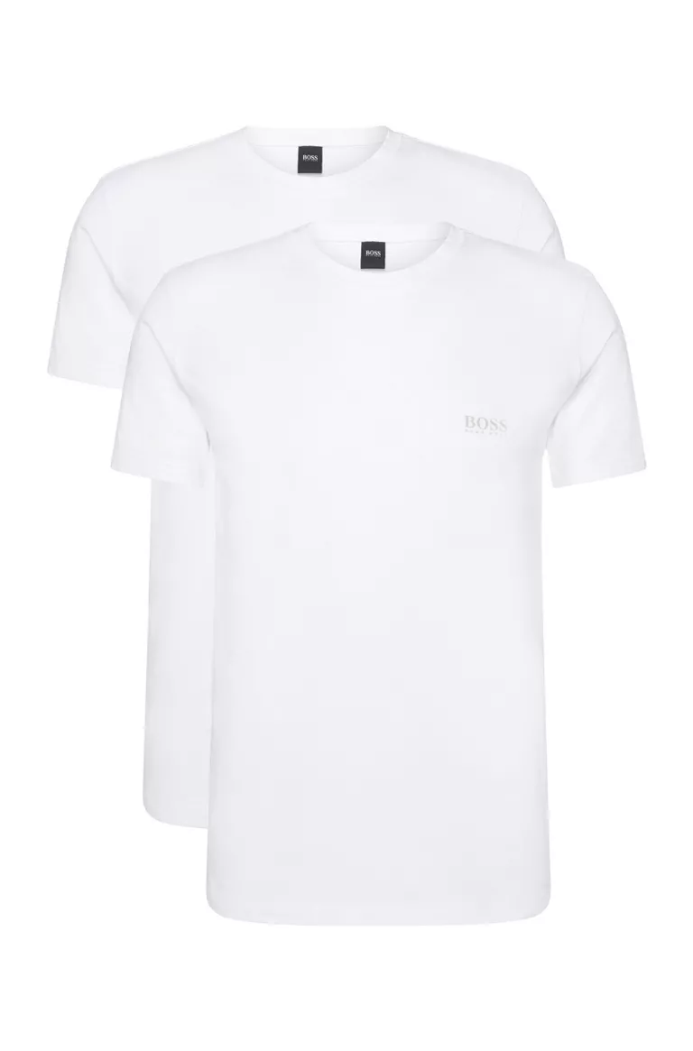 商品[国内直发] Hugo Boss|2件装 男士经典款��常规版家居短袖T恤 50325405,价格¥284,第4张图片详细描述