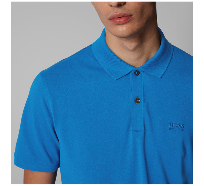 商品Hugo Boss|HUGO BOSS 男士蓝色短袖POLO衫 PALLAS-50425985-426,价格¥471,第8张图片详细描述