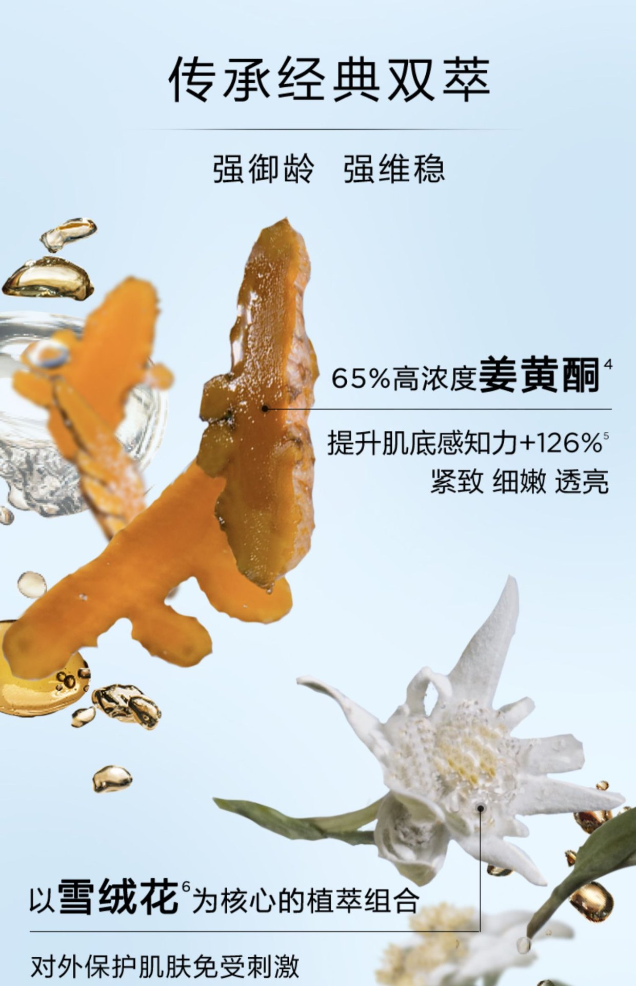 商品Clarins|CLARINS 娇韵诗 轻感双萃精华油皮轻盈版 50ml 法国进口 御龄维稳 轻盈裸感,价格¥881,第5张图片详细描述