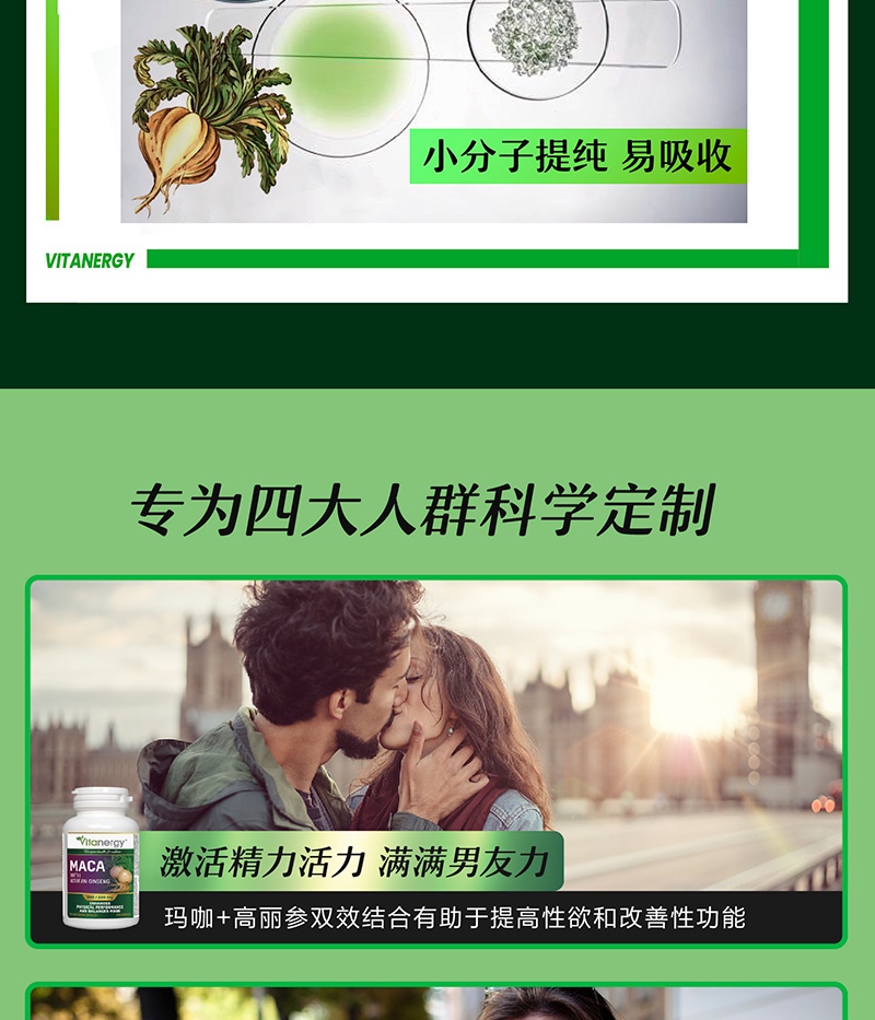 商品[国内直发] Vitanergy|【2025年12月有效期】加拿大维生能Vitanergy玛咖高丽参精华90粒/瓶 补肾养精 提高活力 | Vitanergy Maca w/Ginseng VCAP 90【2025年12月有效期】,价格¥199,第11张图片详细描述
