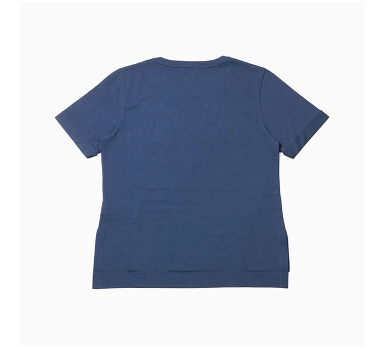 商品[国内直发] Fendi|FENDI 女士蓝色棉质T恤 FAF072-A47C-F12QA,价格¥2282,第5张图片详细描述