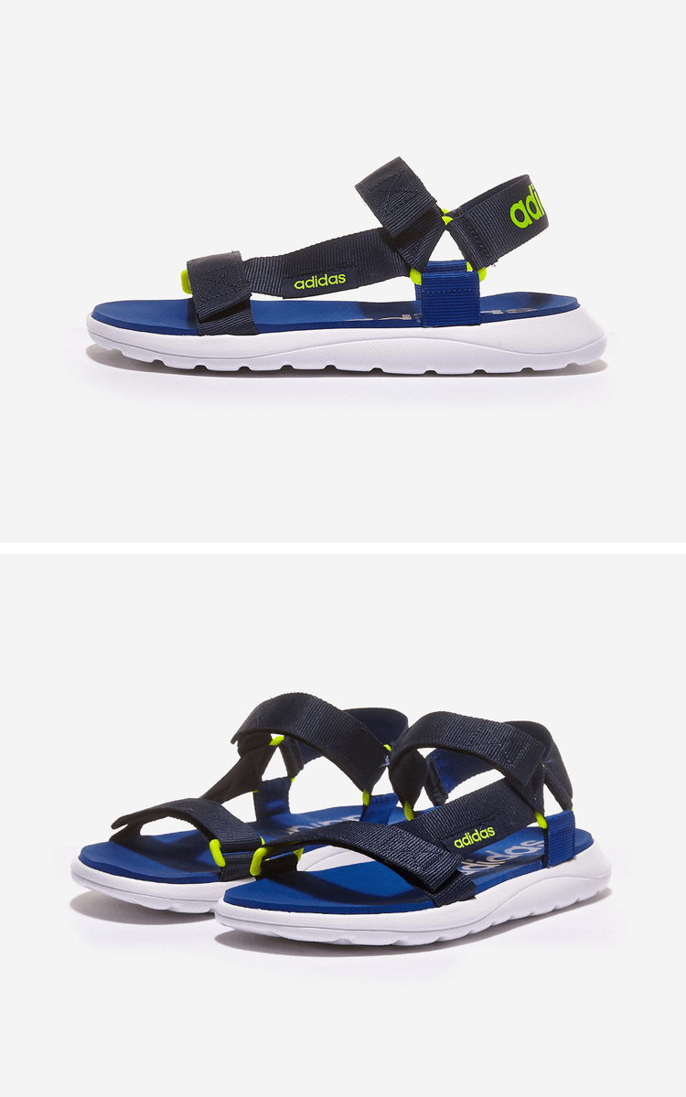 商品Adidas|【Brilliant|包邮包税】阿迪达斯 COMFORT SANDAL  凉鞋 沙滩鞋 运动凉鞋 拖鞋  FY8163 CRENAV/CRENAV/ROYBLU,价格¥215,第2张图片详细描述