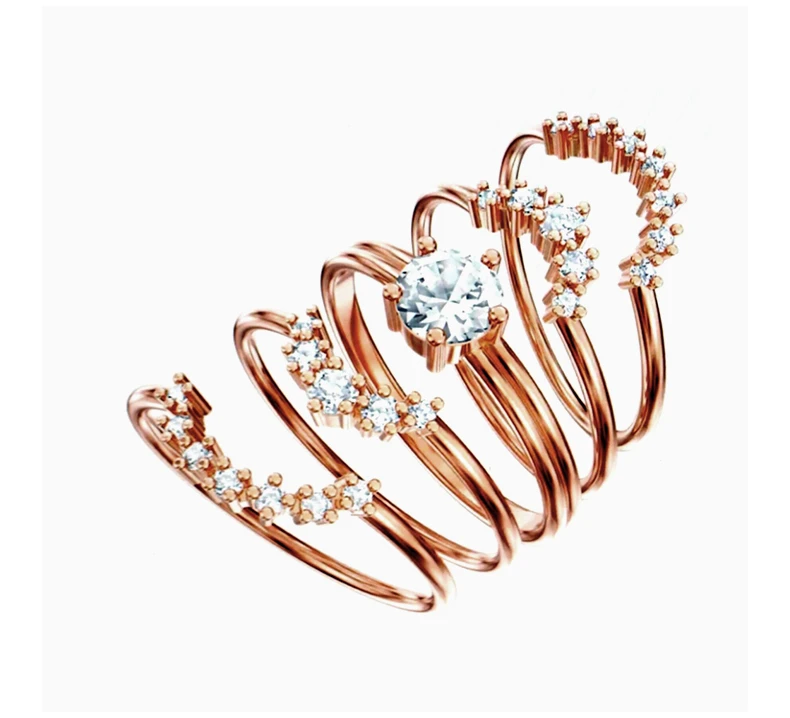 商品Swarovski|SWAROVSKI 白色女士戒指 5486805,价格¥1184,第5张图片详细描述