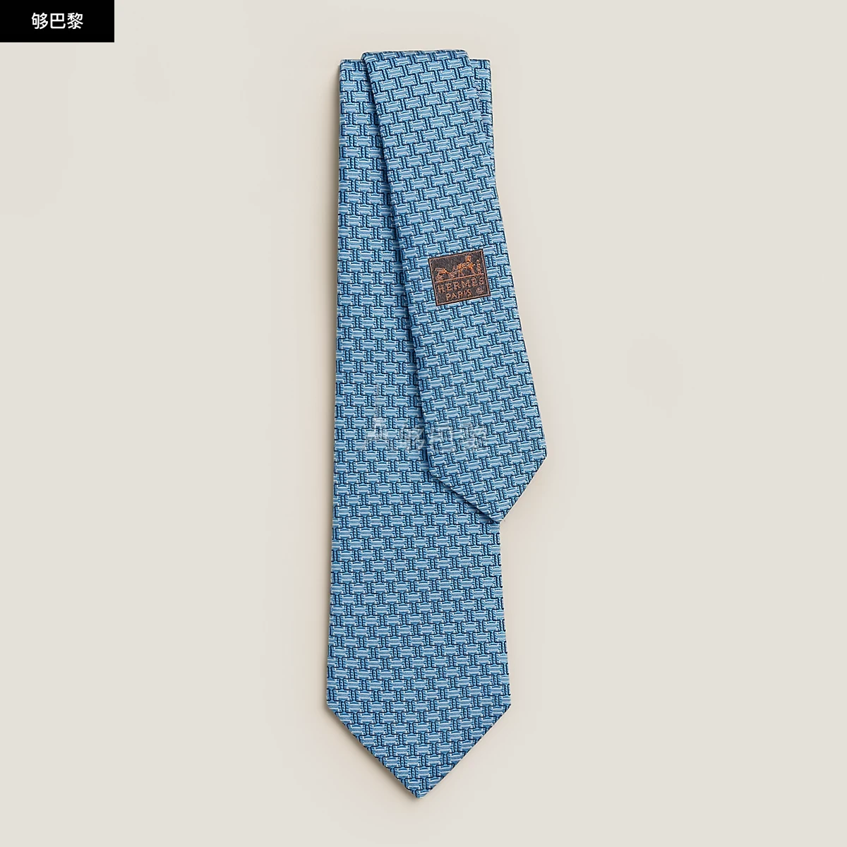 商品Hermes|【预售】 爱马仕 25春夏 男士 领带 Cravate Escape Game H339243T 03 ,价格¥3103,第3张图片详细描述