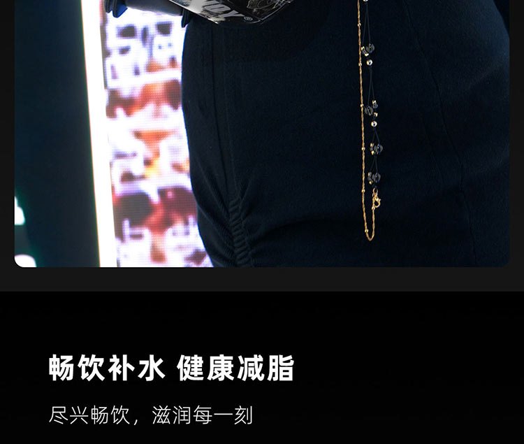 商品[国内直发] BOTTLED JOY|BOTTLED JOY吨吨桶运动水壶大容量户外健身便携冠军同款带提绳刻度提醒 1.5L,价格¥65,第4张图片详细描述