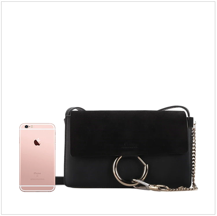 商品[国内直发] Chloé|Chloe' 蔻依 女士黑色小牛皮单肩包 C15US127-H2O-001,价格¥5896,第3张图片详细描述
