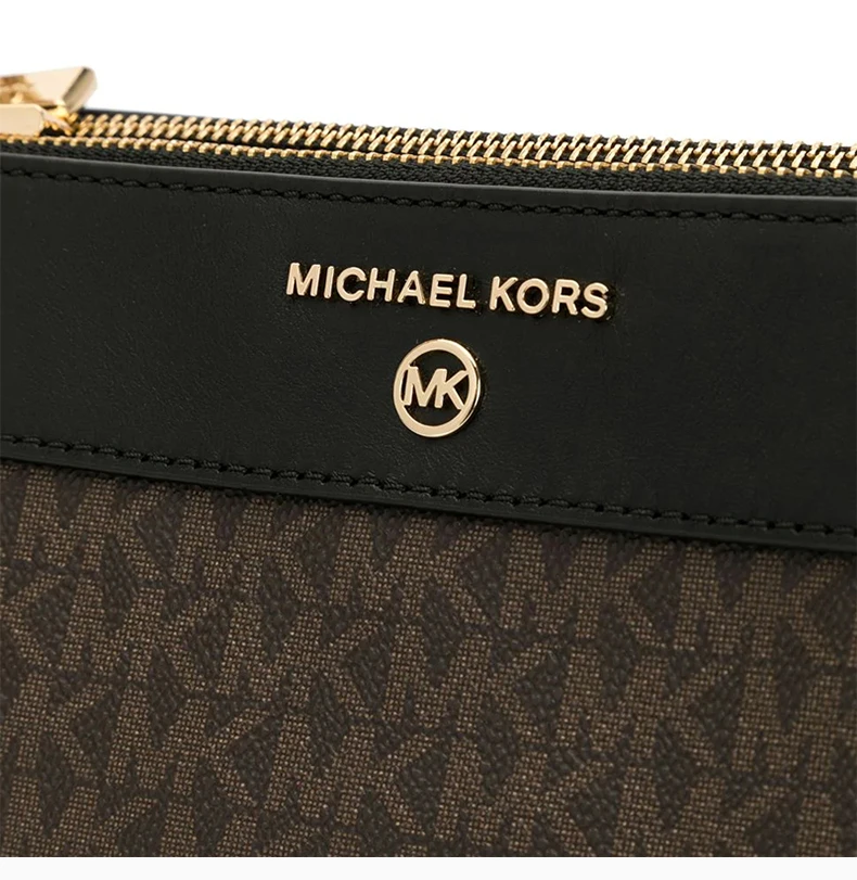 商品[国内直发] Michael Kors|MICHAEL KORS 女士拼色PVC单肩包 30H9GUSL1B-BROWNBLK,价格¥1207,第8张图片详细描述