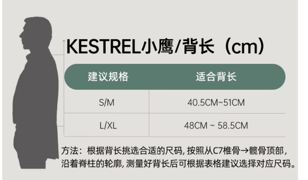 商品Osprey|KESTREL小鹰 68L 户外双肩背包专业旅行登山包男轻便大容量（香港仓发货）,价格¥2286,第7张图片详细描述