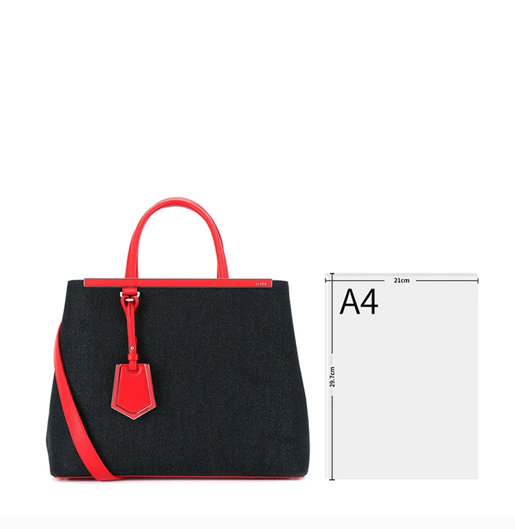 商品[国内直发] Fendi|FENDI 黑色女士斜挎包 8BH250-V9W-F0P0N,价格¥23795,第3张图片详细描述