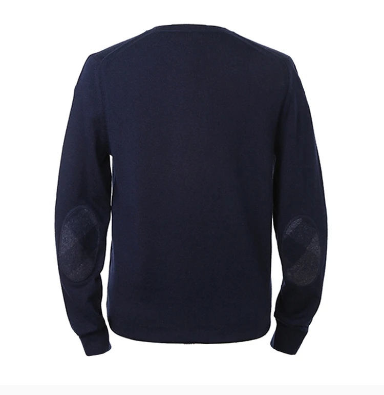 商品Burberry|Burberry 博柏利 深蓝色羊毛男士上衣 3903945,价格¥1224,第3张图片详细描述