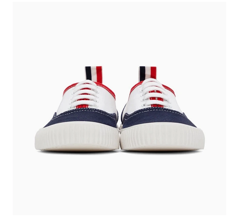 商品Thom Browne|THOM BROWNE 男士拼色织物运动鞋 MFD201A-01588-960,价格¥1779,第6张图片详细描述