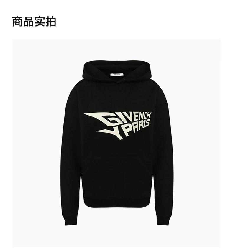 商品Givenchy|GIVENCHY 黑色女士卫衣/帽衫 BW706A3Z2D-001,价格¥3245,第5张图片详细描述