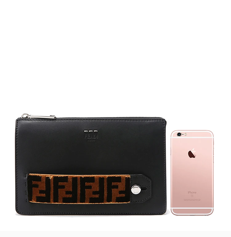 商品[国内直发] Fendi|FENDI 黑色男士手拿包 7VA350-A0VU-F0W4L,价格¥7706,第4张图片详细描述